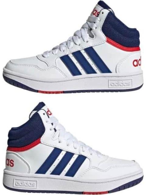 TENIS CASUAL HOOPS MID 3 0 K BLANCO ADIDAS
