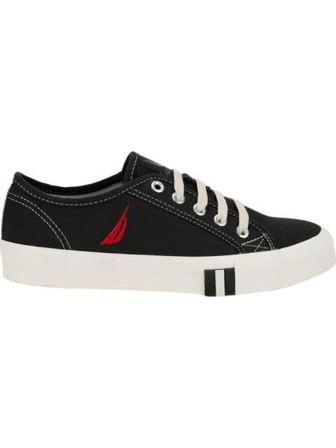 TENIS CASUAL LONA VULCANIZADO NEGRO NAUTICA