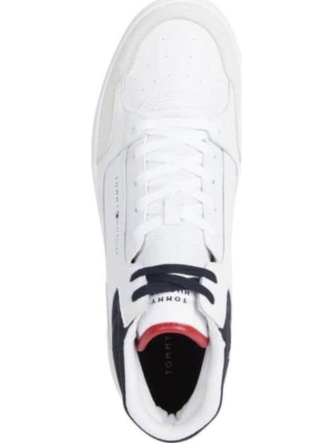 TENIS CASUAL TH BASKET CORE MIDCUT BLANCO TOMMY HILFIGER