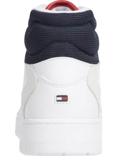 TENIS CASUAL TH BASKET CORE MIDCUT BLANCO TOMMY HILFIGER