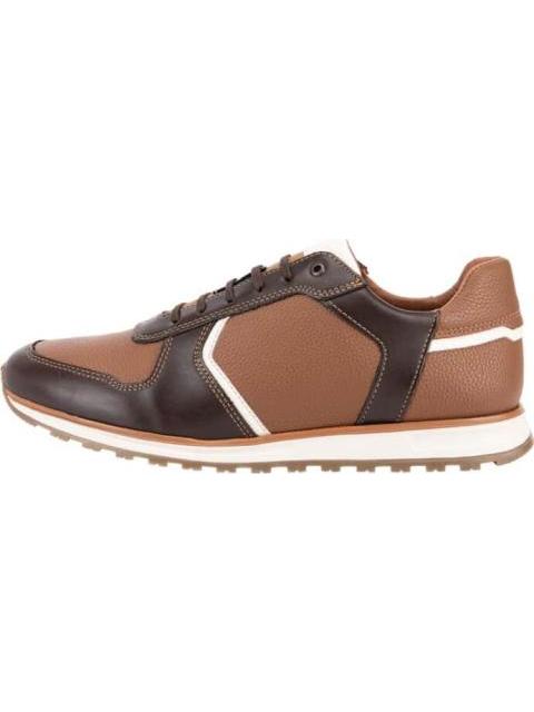 TENIS CASUAL TIPO PIEL CAFE KAFE