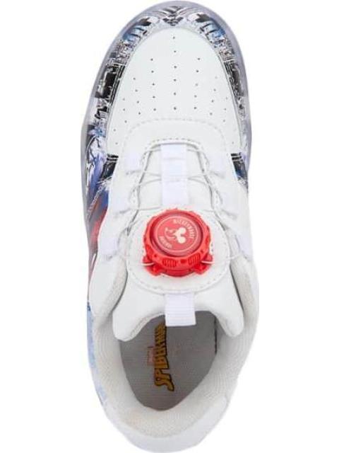 TENIS CASUAL URBANO CHOCLO BLANCO SPIDERMAN