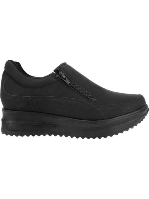 TENIS CON PLATAFORMA Y CIERRE NEGRO SHOSH