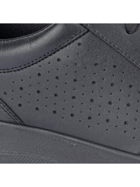 TENIS DE PIEL NEGRO FLEXI