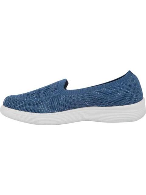 TENIS SLIP ON TEJIDO AZUL FLEXI