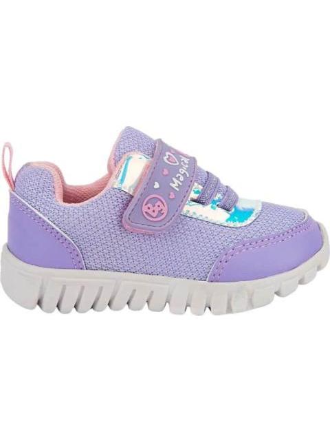 TENIS URBANO CON ELASTICO LILA BUBBLE GUMMERS
