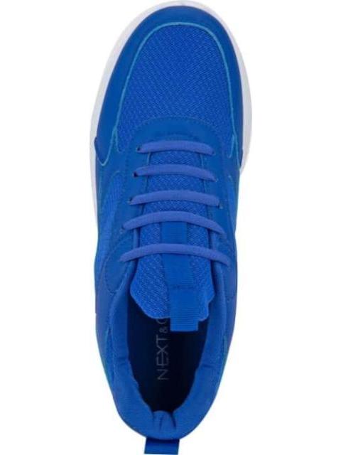 TENIS CASUAL CON PLATAFORMA AZUL REY NEXT CO