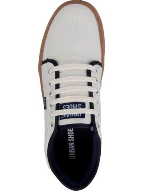 TENIS URBANO SKATE BICOLOR BEIGE URBAN SHOES