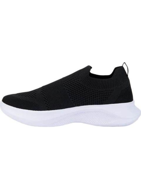 TENIS URBANO SLIP ON BLANCO/NEGRO CHARLY