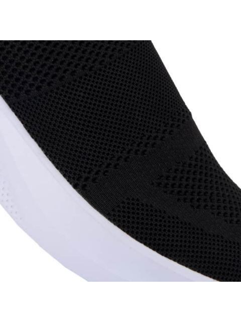 TENIS URBANO SLIP ON BLANCO/NEGRO CHARLY