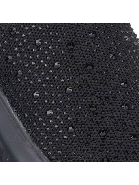 TENIS CONFORT CON BRILLOS NEGRO THALIA SODI