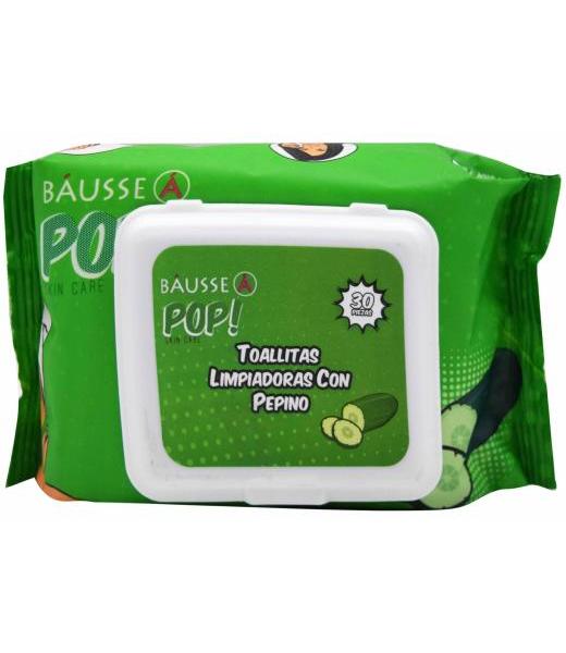 TOALLITA DESMAQUILLANTE PEPINO 30 PZA BAUSSE POP