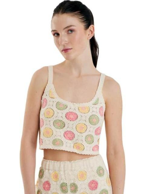 TOP CROCHET BEIGE HOLLY LAND