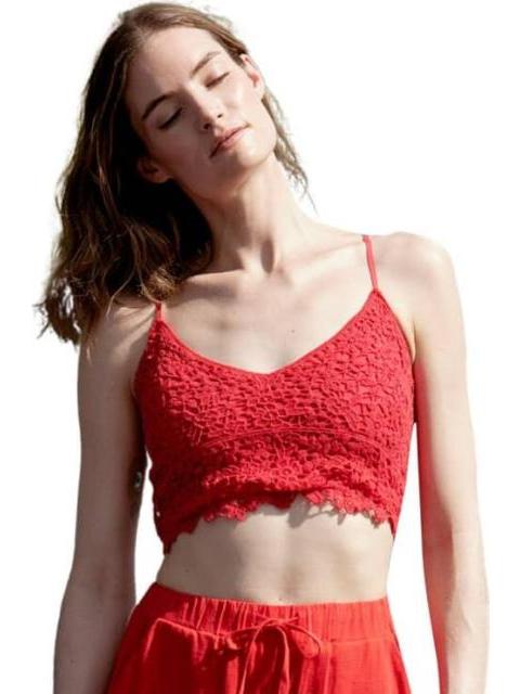 TOP CROCHET ROJO HOLLY LAND