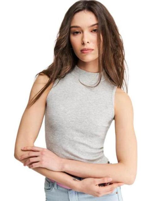 TOP CUELLO ALTO GRIS HOLLY LAND