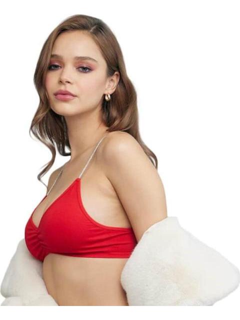 TOP DAMA ROJO LOVE TO LOUNGE