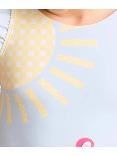 TRAJE DE BAÑO ESTAMPADO AZUL HOLLY LAND KIDS