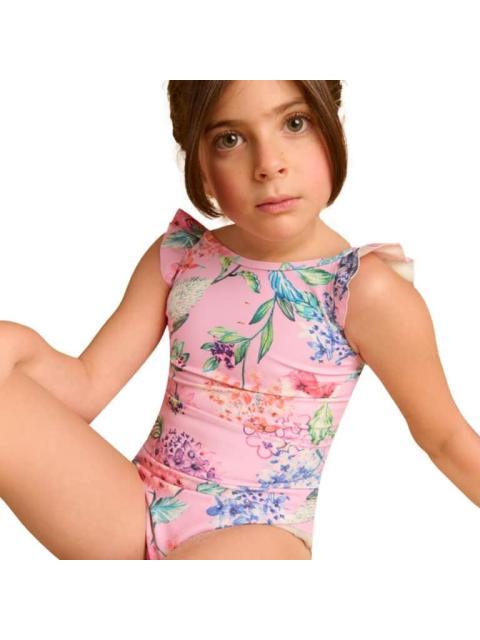 TRAJE DE BAÑO ESTAMPADO ROSA HOLLY LAND KIDS