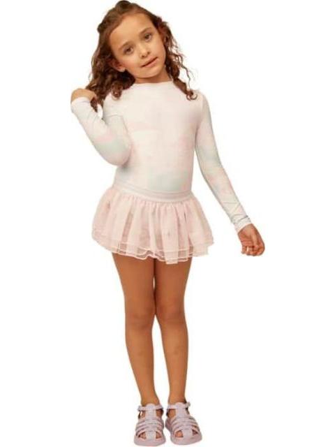 TRAJE DE BAÑO MANGA LARGA ROSA HOLLY LAND KIDS