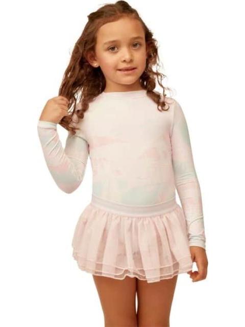 TRAJE DE BAÑO MANGA LARGA ROSA HOLLY LAND KIDS
