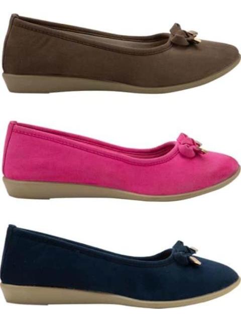 TRIPACK BALLERINAS CON MOÑO MULTICOLOR MIRAGE