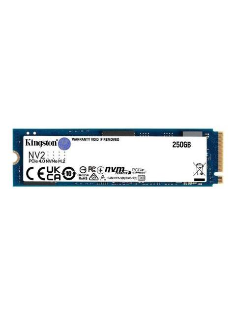 UNIDAD DE ESTADO SOLIDO SSD M.2 250GB KINGSTON NV2 PCIE 4.0 NVME SNV2S 250G