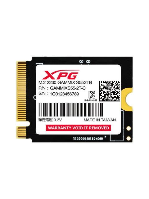 UNIDAD DE ESTADO SOLIDO XPG GAMMIX S55 2TB PCIE GEN4 X4 M.2 2230 SGAMMIXS552TC