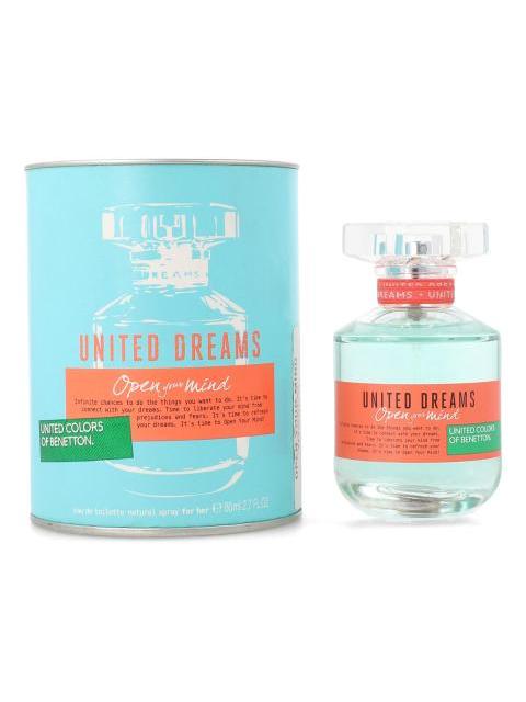 UNITED DREAMS BENETTON OPEN YOUR MIND 80ML EDT SPRAY - MUJER