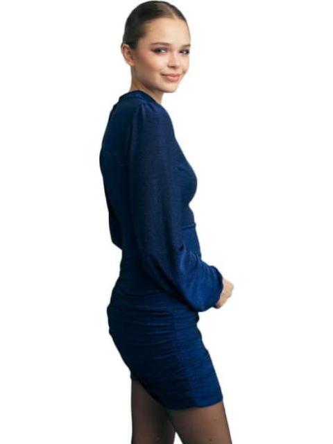 VESTIDO BRILLOS AZUL HOLLY LAND PREMIUM