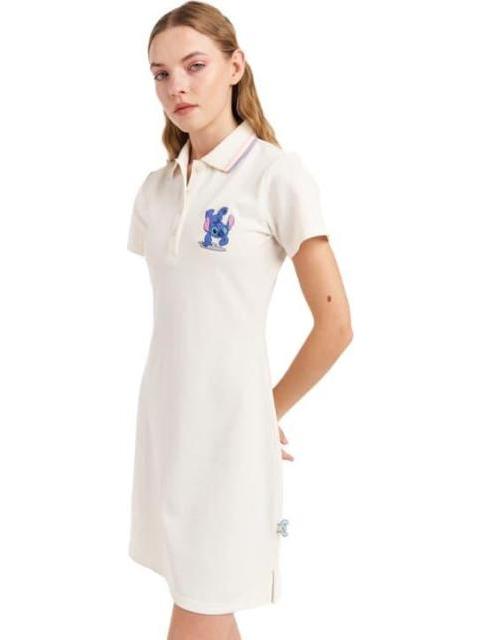 VESTIDO DAMA MARFIL DISNEY