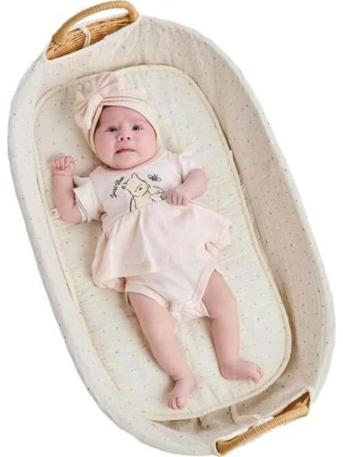 VESTIDO ESTAMPADO APLICACIONES CORAL DISNEY BABY