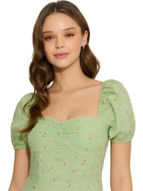 VESTIDO ESTAMPADO VERDE HOLLY LAND