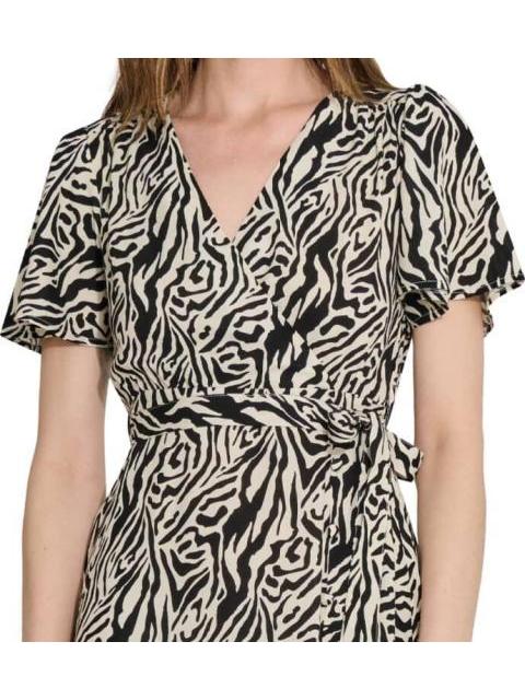 VESTIDO LARGO ESTAMPADO ANIMAL PRINT HOLLY LAND