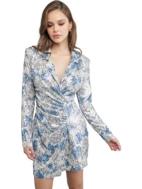 VESTIDO LENTEJUELA PLATA HOLLY LAND PREMIUM