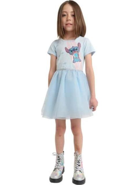 VESTIDO STITCH AZUL DISNEY