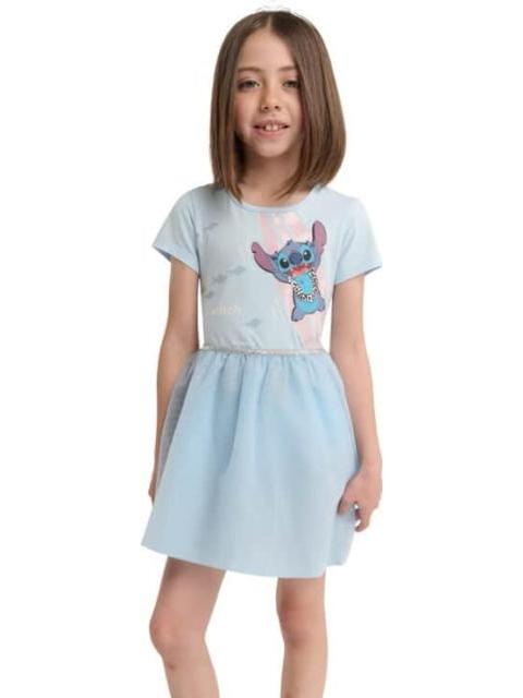 VESTIDO STITCH AZUL DISNEY