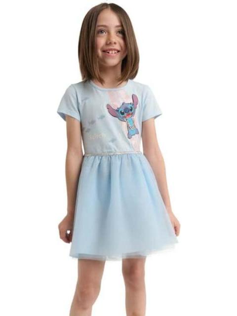 VESTIDO STITCH AZUL DISNEY