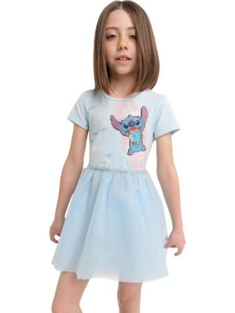 VESTIDO STITCH AZUL DISNEY