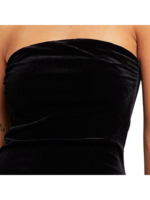 VESTIDO VELOUR NEGRO HOLLY LAND PREMIUM