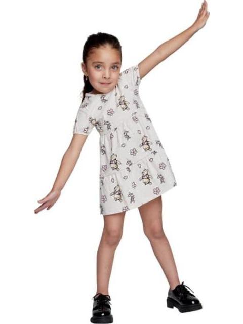 VESTIDO VESTIDO ESTAMPADO BEIGE WINNIE THE POOH