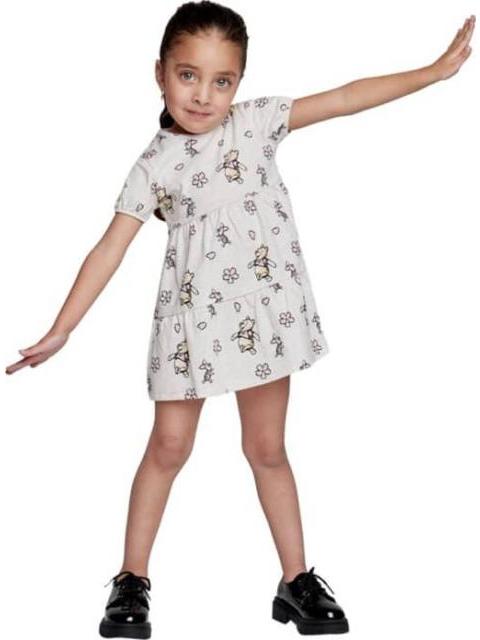 VESTIDO VESTIDO ESTAMPADO BEIGE WINNIE THE POOH