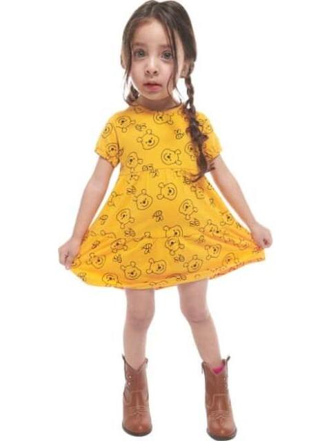 VESTIDO WINNIE POOH AMARILLO MOSTAZA WINNIE THE POOH