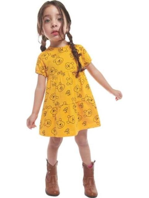 VESTIDO WINNIE POOH AMARILLO MOSTAZA WINNIE THE POOH