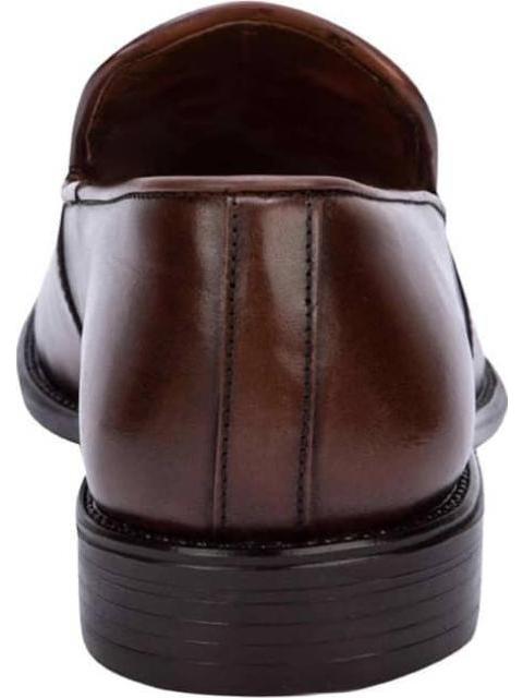 MOCASIN VESTIR CON BORLAS CAFE SCHATZ