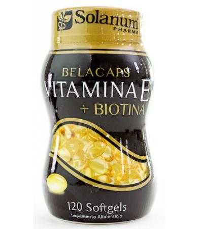 VITAMINA E CON BIOTINA 120 CAP SOLANUM