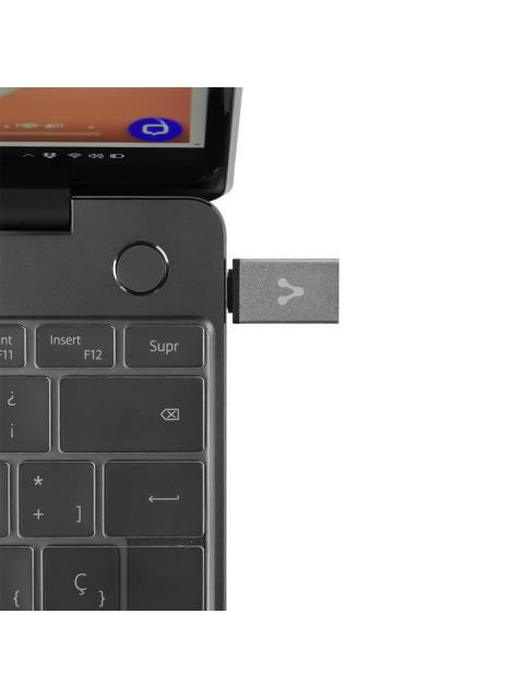 VORAGO ADAPTADOR USB-C MACHO - USB 3.0 HEMBRA GRIS