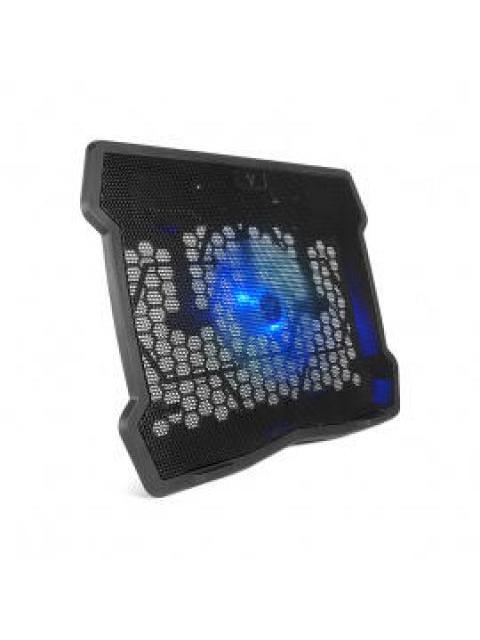 VORAGO BASE ENFRIADORA CP-103 PARA LAPTOP 15.6 CON 1 VENTILADOR NEGRO