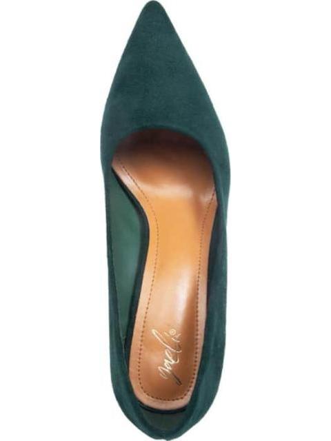 ZAPATILLA ANTE TACON MEDIO VERDE YAELI
