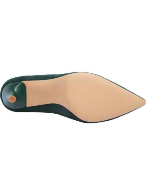 ZAPATILLA ANTE TACON MEDIO VERDE YAELI