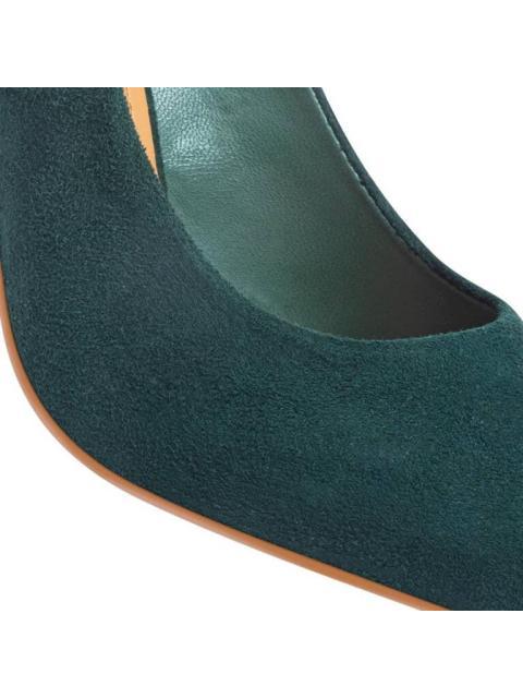 ZAPATILLA ANTE TACON MEDIO VERDE YAELI